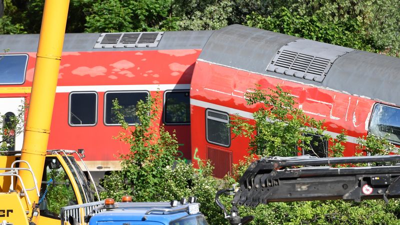 Zugunglück in Oberbayern