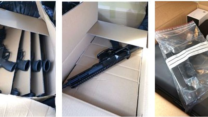 Elf Maschinenpistolen entdeckt Elf Maschinenpistolen entdeckt
